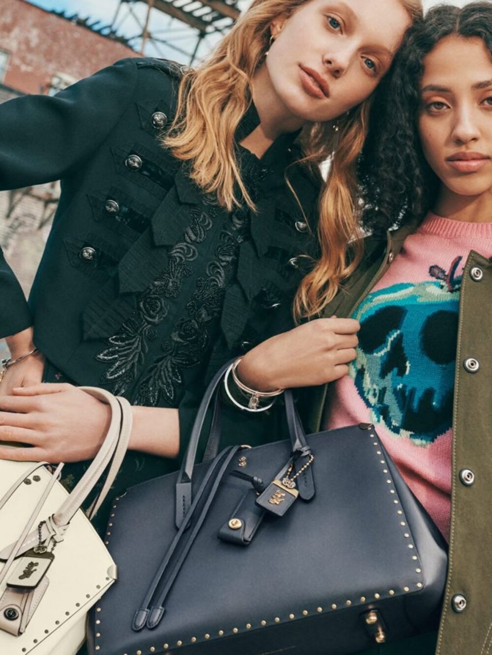 Coach 31932 Cooper Carryall with Rivet Brass Midnight Navy Blue Glovetanned - Picture 8 of 8